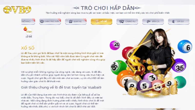 Xổ số lô đề - trò chơi dự đoán chốt số đặt cược